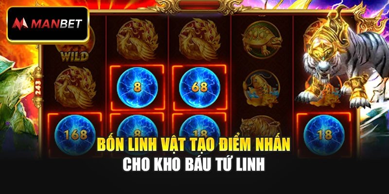 Bốn linh vật tạo điểm nhấn cho Kho Báu Tứ Linh