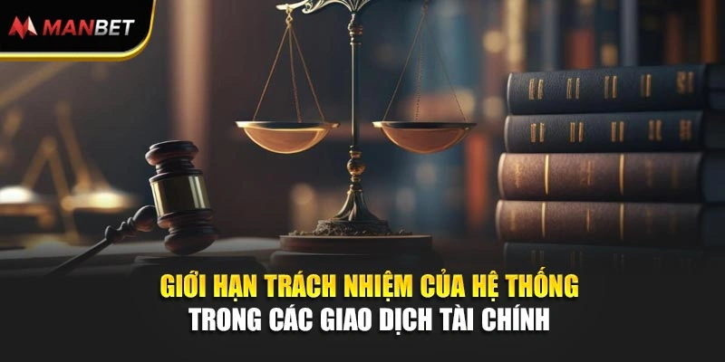 Giới hạn trách nhiệm của hệ thống trong các giao dịch tài chính