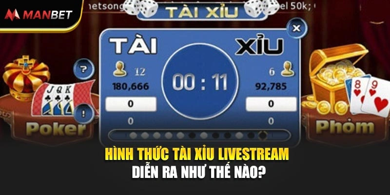 Hình thức Tài Xỉu Livestream diễn ra như thế nào?